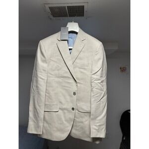 Williams & Kent Mens 42R Travel Blazer Tan Italian Fabric Sport Coat NWT 1191104
